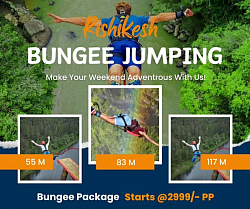 Bungee jump@3000/pp